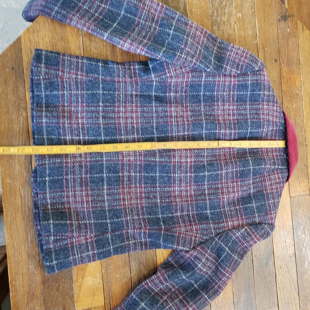 Last chance VTG Wool plaid Blazer - Picture 13 of 14